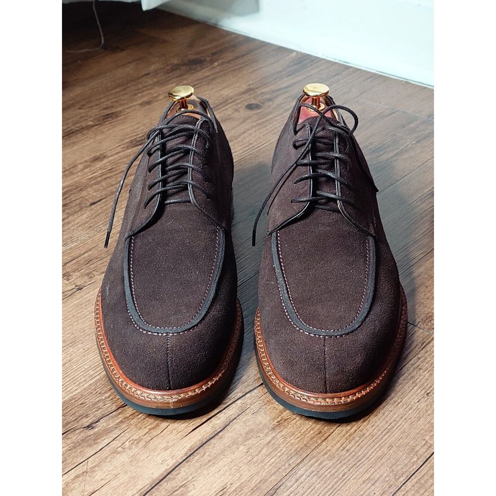 Beckett Simonon Ander Split Toe Derby Dress Shoes Oxford Dark Brown Size 10 M